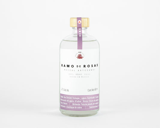Mezcal Ramo de Rosas Cuixe 16 años 490ml