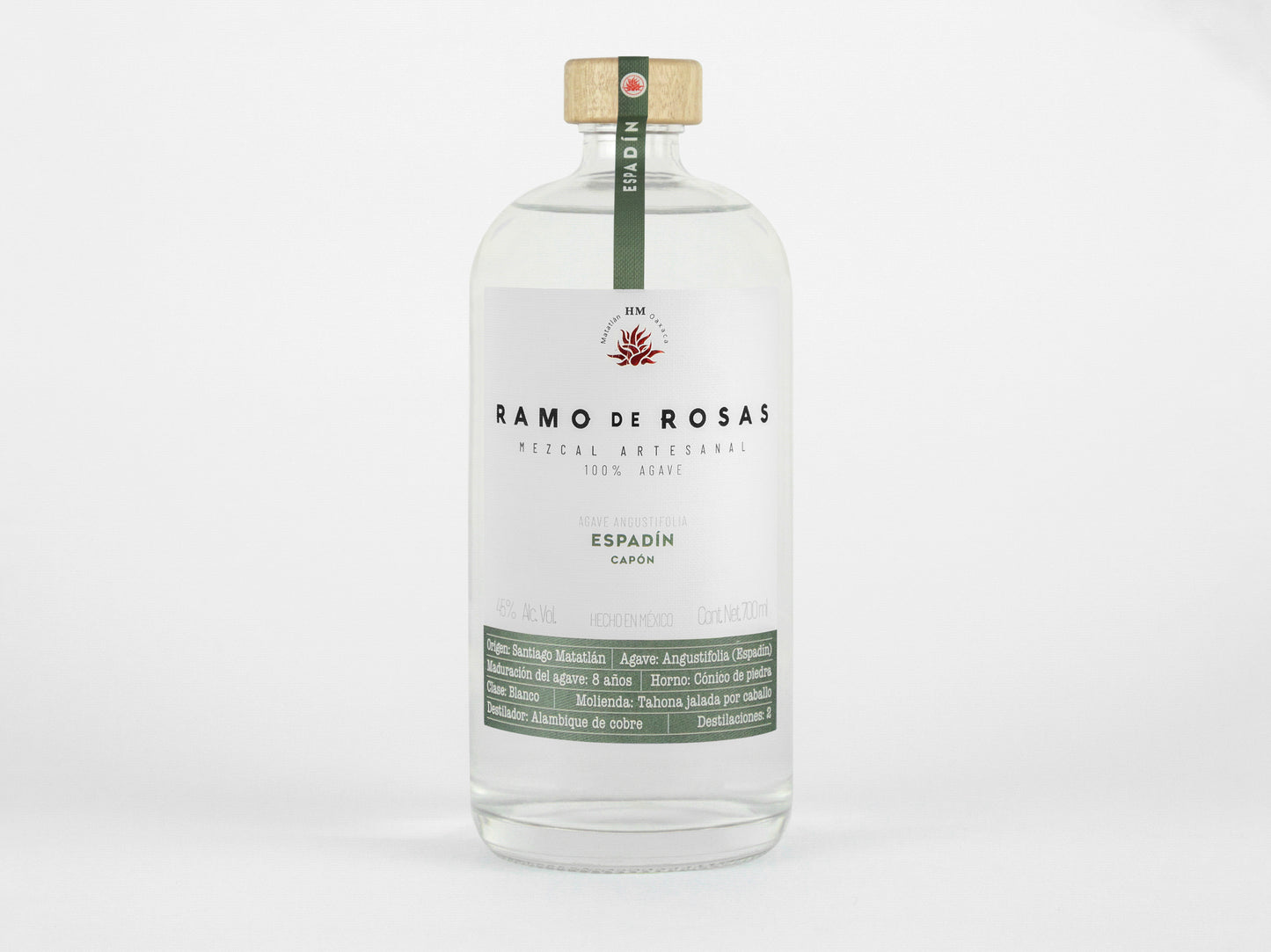 Mezcal Ramo de Rosas Espadín Capón 700ml