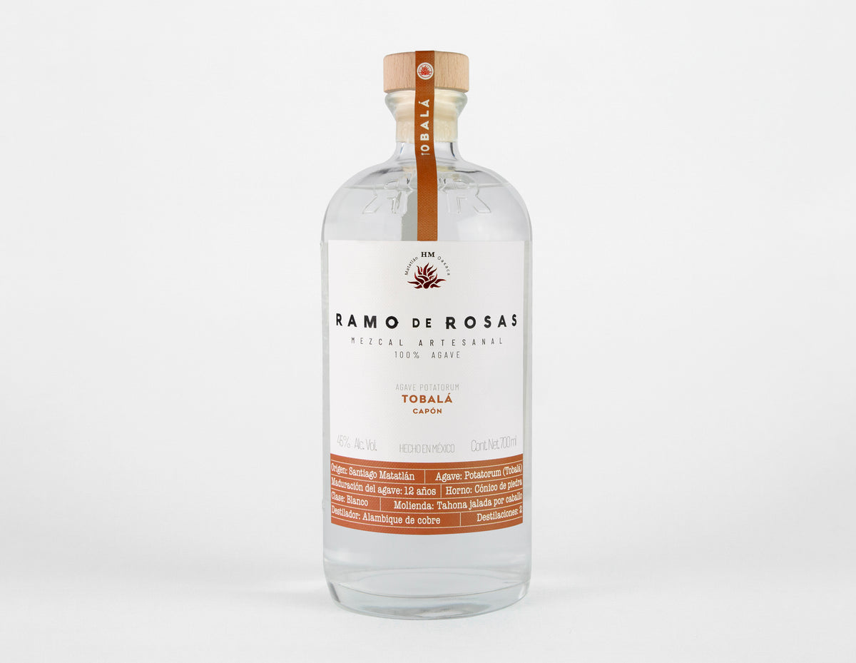 Mezcal Ramo de Rosas Tobalá Capón 700ml