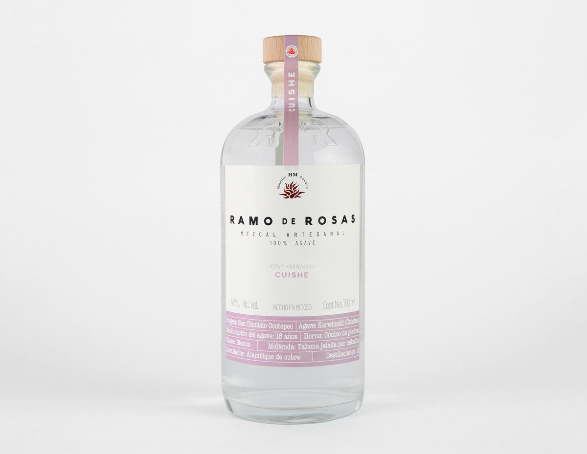 Mezcal Ramo de Rosas Cuishe 16 años 700ml