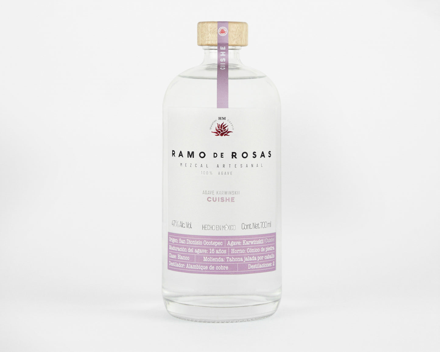 Mezcal Ramo de Rosas Cuixe 16 years 700ml