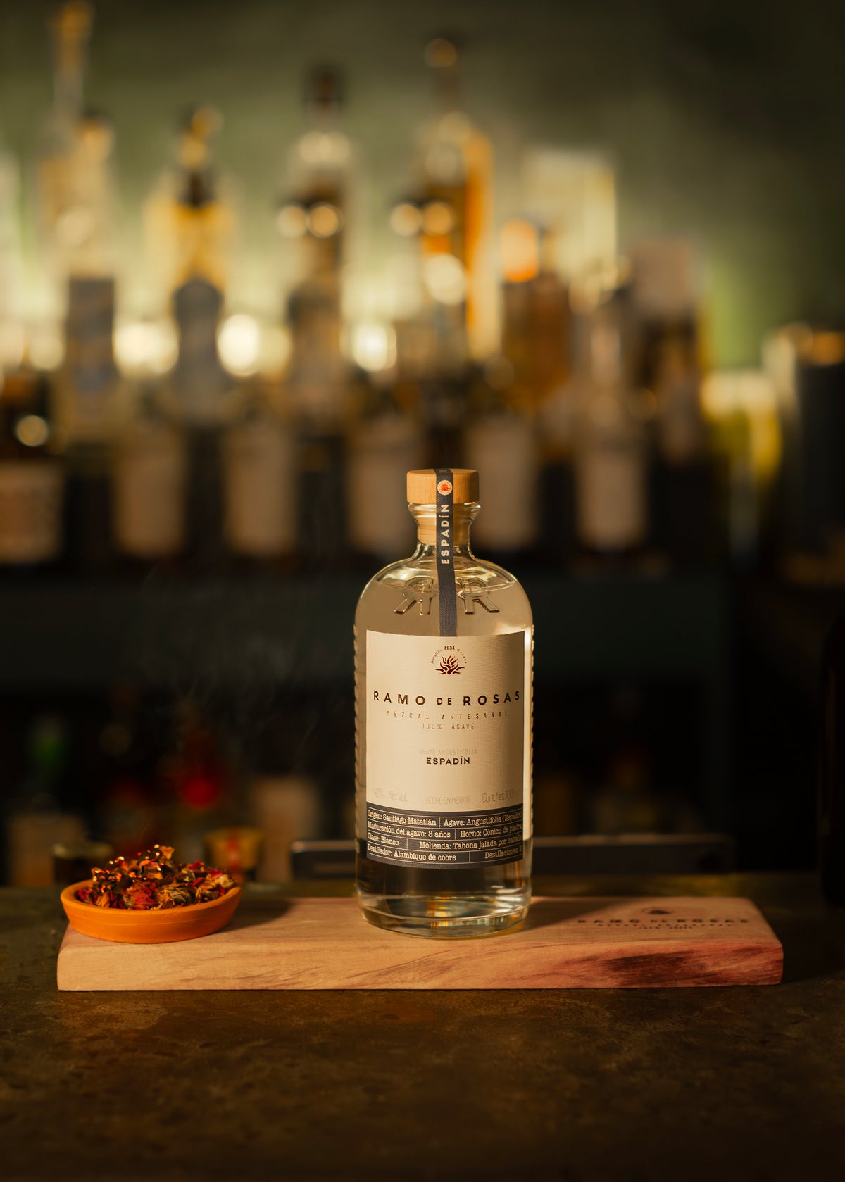 Mezcal Ramo de Rosas Madrecuishe 17 años 700ml